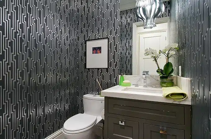 Small Bathroom: Space-Enhancing Removable Wallpaper Ideas – CostaCover