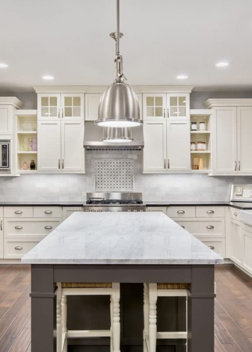 kitchen in luxury home